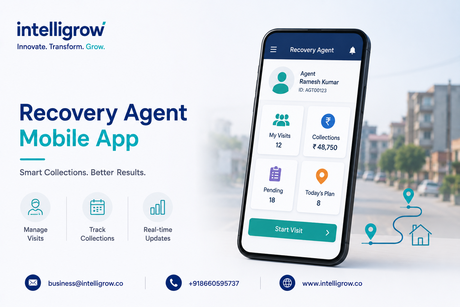 Recovery Agent Mobile App